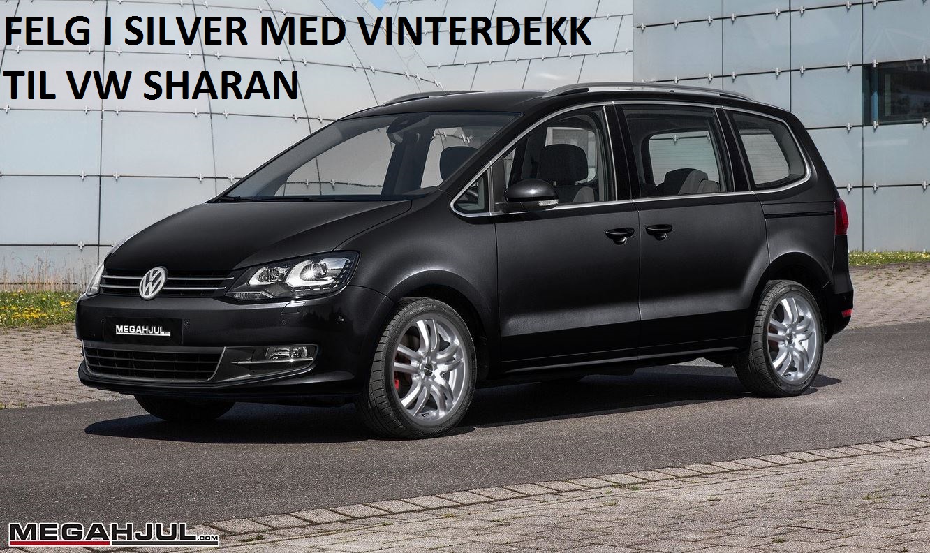 felg-i-silver-med-vinterdekk-til-volkswagen-sharan